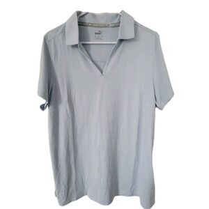 Puma Cloudspun Coast Golf Polo Women's‎ Size XL Color-Lucite Heather Sleeveless